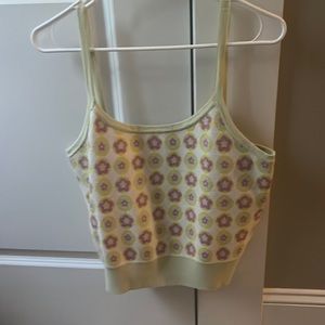 Floral crop top